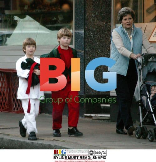 Columbus and Cassius Taylor with baby sister Elouise