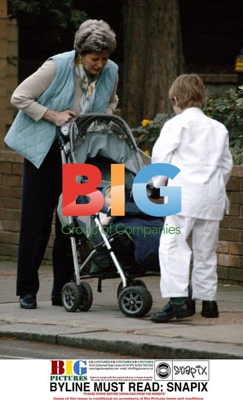 Columbus and Cassius Taylor with baby sister Elouise