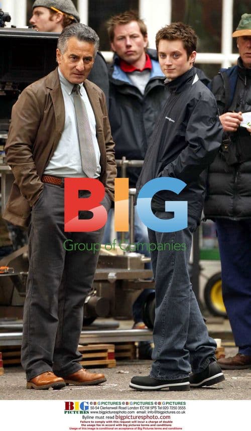 Elijah Wood on set of 'Yank' film in London