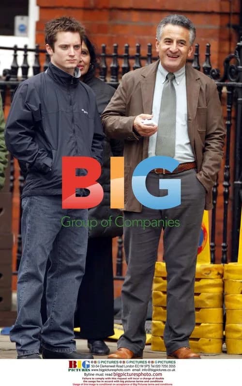 Elijah Wood on set of 'Yank' in London