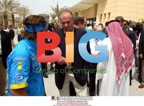 Royalty and F1 Figures at Bahrain GP
