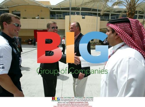 Royalty and F1 Executives Meet at Bahrain GP