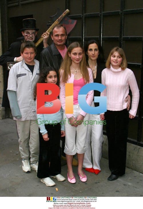 Major Ingram and family at London Dungeon ride opening