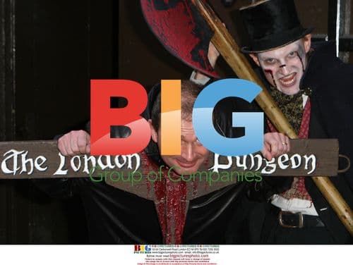 Major Charles Ingram at London Dungeon Opening