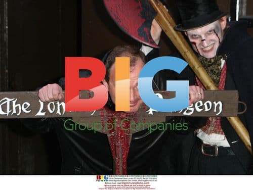 Major Ingram at London Dungeon Opening