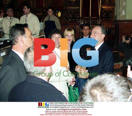 Antonio Banderas celebrates Holy Week in Malaga