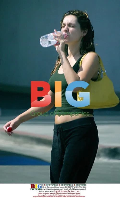 Kelly Brook and Jason Statham Leaving Gym