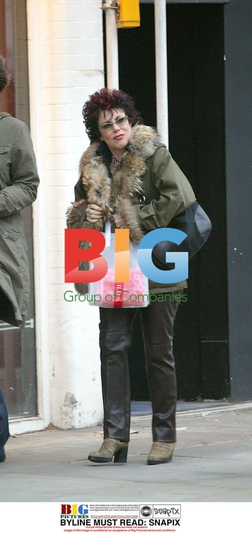 Ruby Wax out and about in London