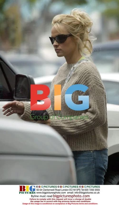 Pamela Anderson in Downtown L.A.