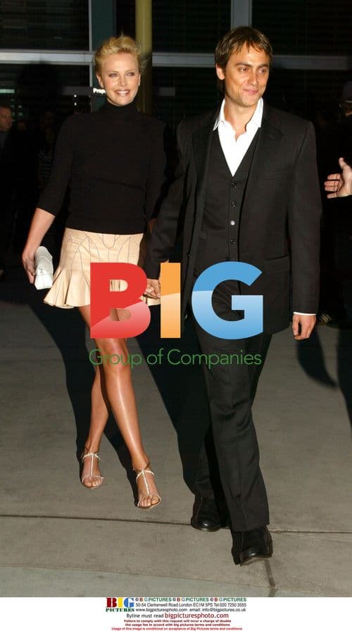 Charlize Theron & Stuart Townsend at 'Shade' Premiere