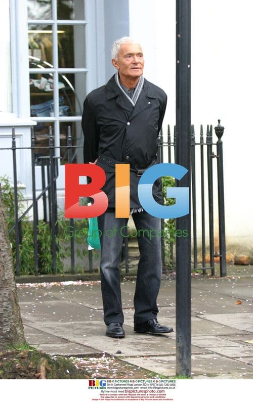 Vidal Sassoon Out Walking in London