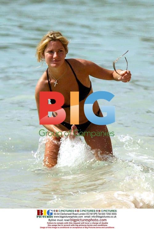 Alex Best and Jodie Kidd on Caribbean Vacation