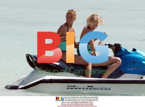 Alex Best and Jodie Kidd on Caribbean Vacation