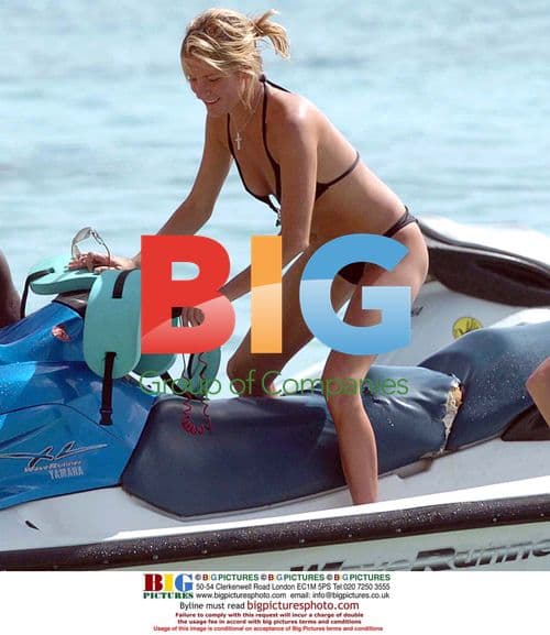 Alex Best and Jodie Kidd on Caribbean Vacation