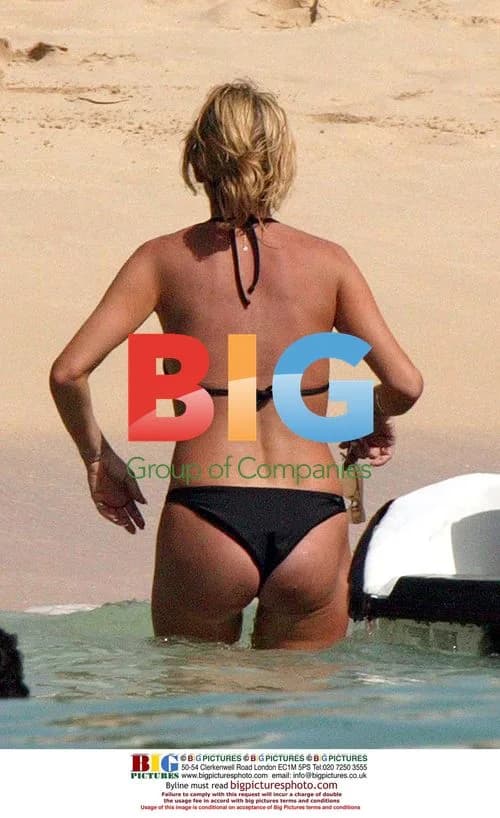 Alex Best and Jodie Kidd on Caribbean Vacation