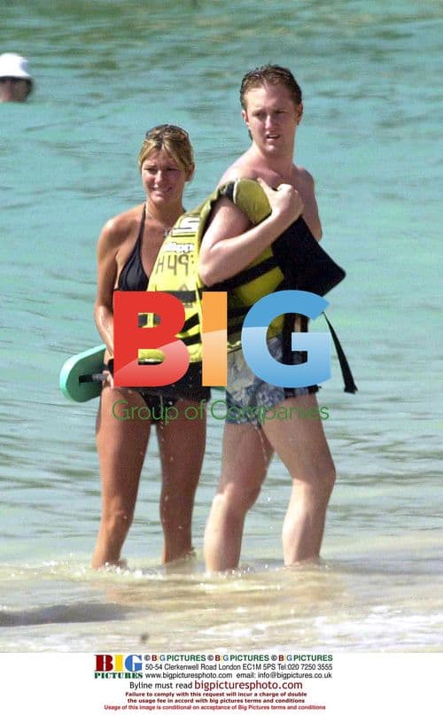 Alex Best and Jodie Kidd on Caribbean Getaway