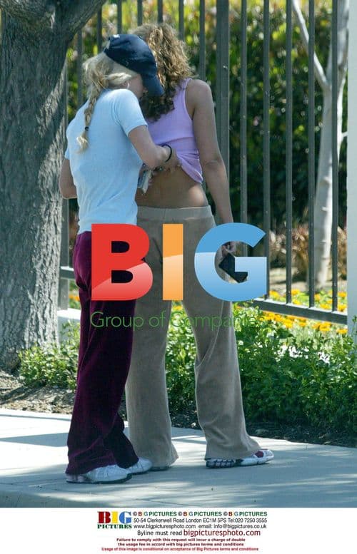 Jessica Simpson and Nick Lachey Shopping