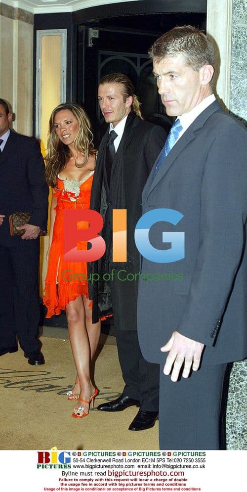 David & Victoria Beckham at Claridge's Hotel