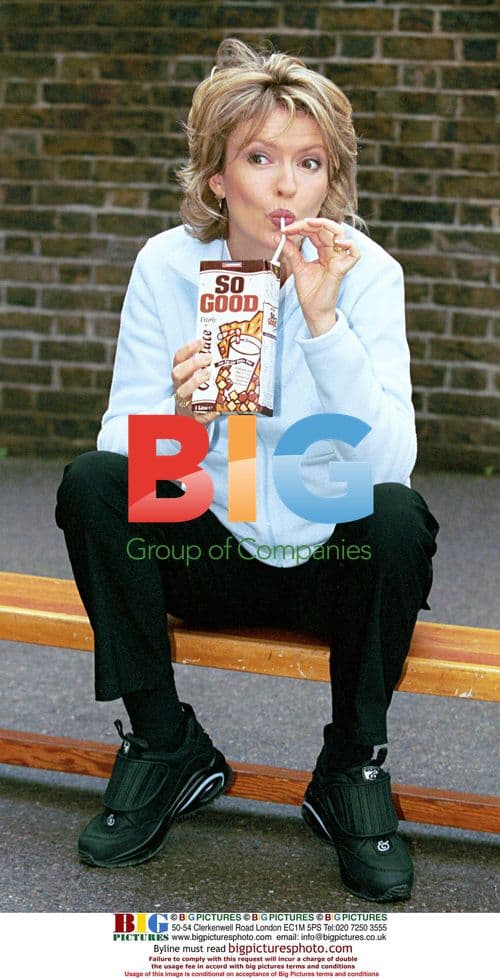 Caron Keating and So Good Soya Milk Campaign