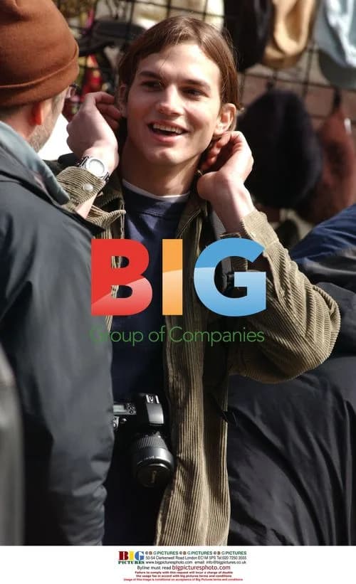 Ashton Kutcher on set of 'A Lot Like Love'