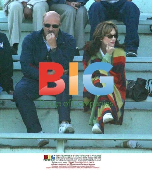 Dr Phil Supports Son at Softball Game