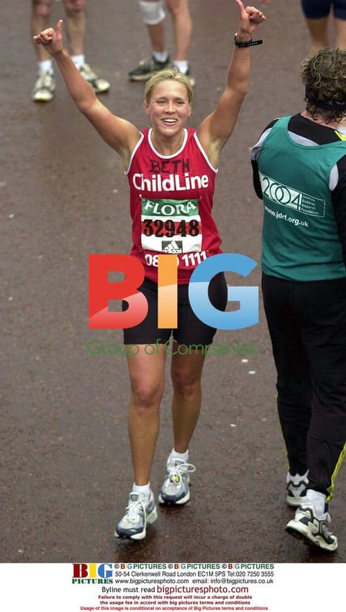 Beth Cordingly Running London Marathon