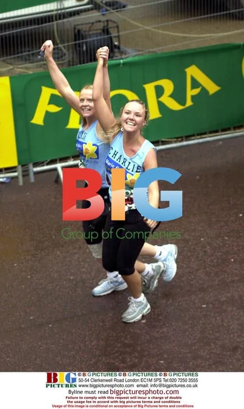 Charlie Brooks runs London Marathon