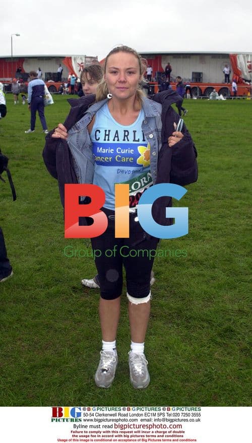 Charlie Brooks Runs London Marathon
