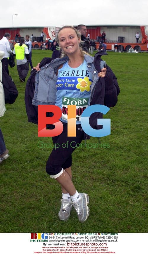 Charlie Brooks Runs London Marathon