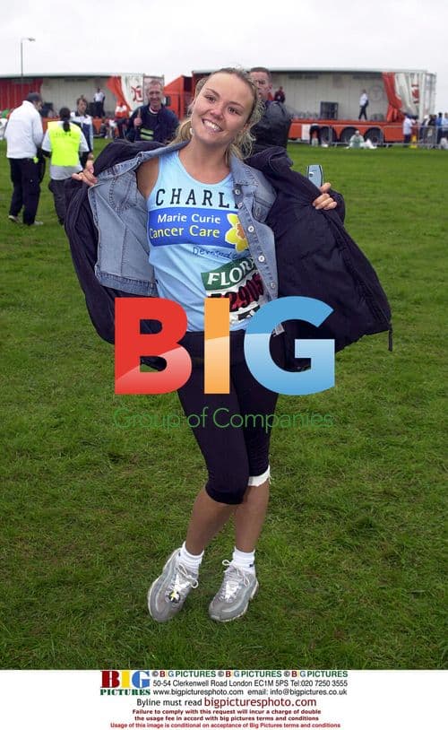 Charlie Brooks Runs London Marathon