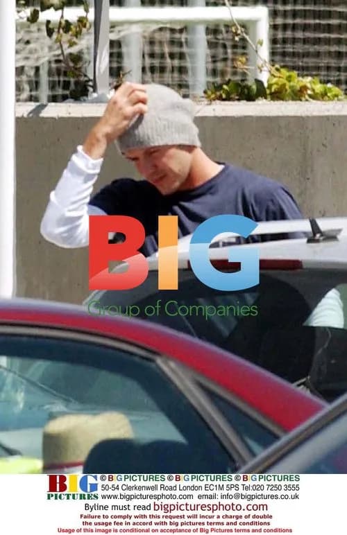 David Beckham Avoids Paparazzi in Madrid