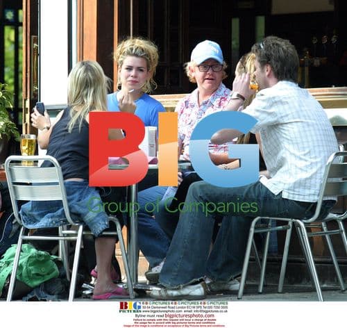 Chris Evans and Billie Piper in London