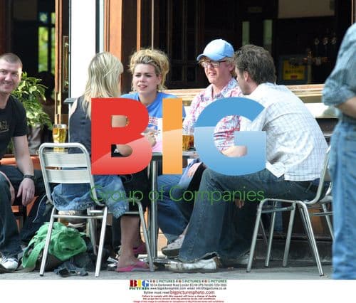 Chris Evans and Billie Piper out in London