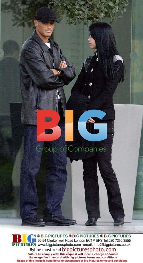 Rivaldo and companion in Manchester