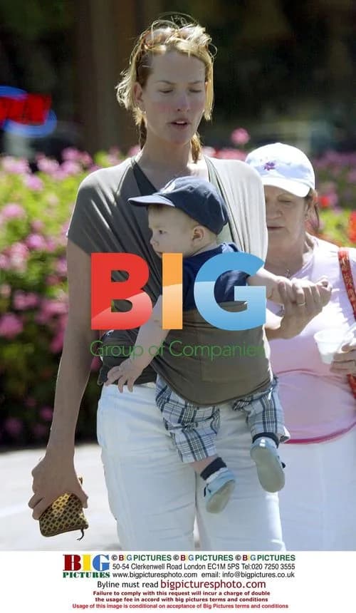 Tatjana Patitz with son Jonah in Malibu