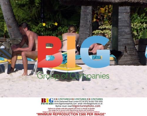 Joanna Taylor Relaxing in Mauritius