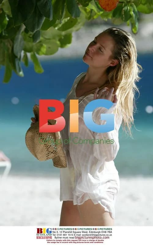Abi Titmuss Yoga on Beach