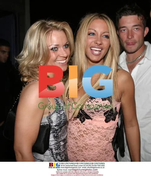 Model Jodie Marsh out with friends in London