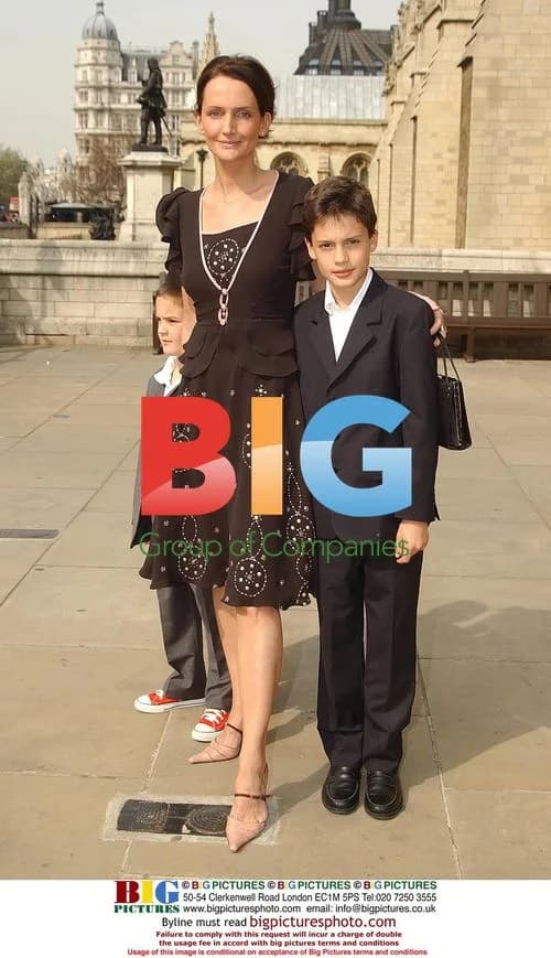 Saffron Aldridge and sons at NSPCC awards in London