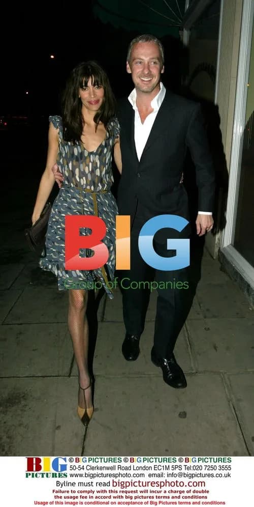 Model Lisa B and partner at London nightclub