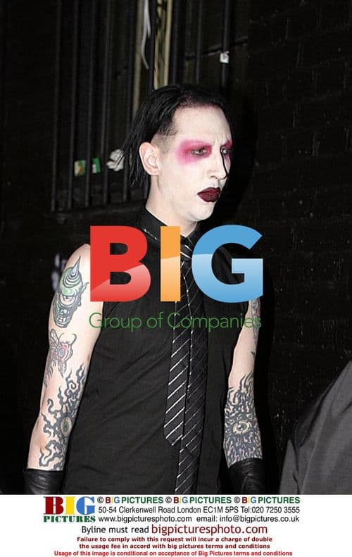 Marilyn Manson and Dita Attend Metal Hammer Awards