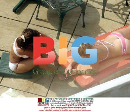 Britney Spears Sunbathing in London