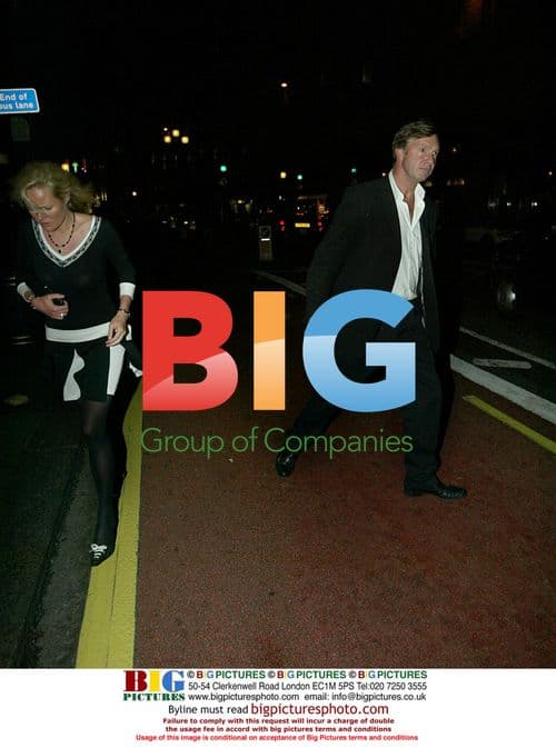 Lord Brocket and Harriet Warren Leave Chinawhite