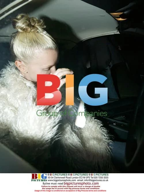 Caprice Leaves Nightclub with Male Friend