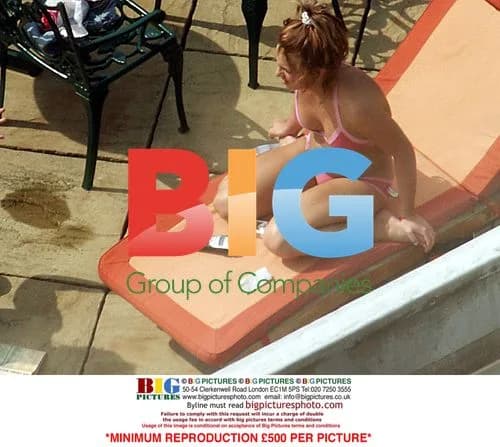 Britney Spears Sunbathing in London