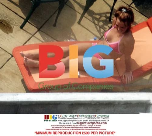 Britney Spears Sunbathing in London