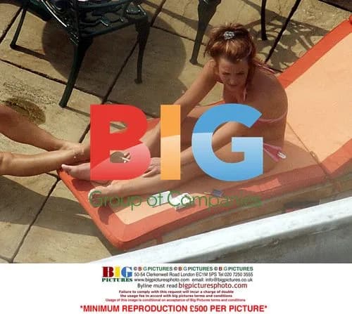 Britney Spears Sunbathing in London