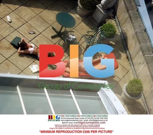Britney Spears Sunbathing in London