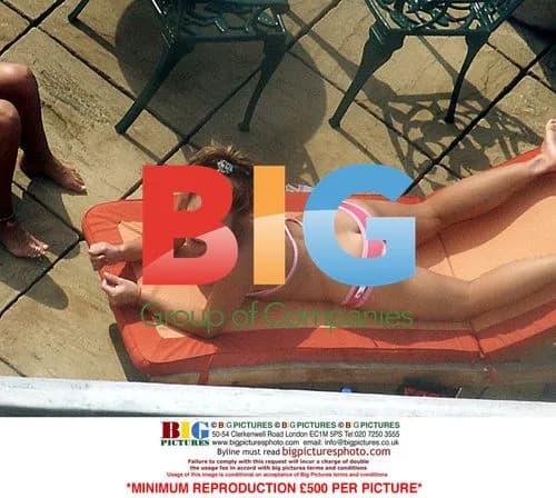 Britney Spears Sunbathing In London