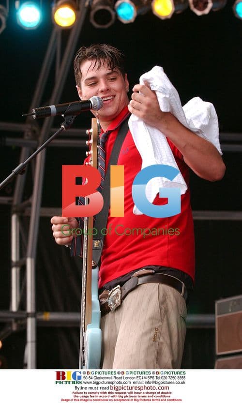 Matt Jay of Busted Performs at Party in the Park